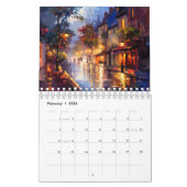 Vibrant Impasto Art Calendar 2026 Kalender (Feb 2026)