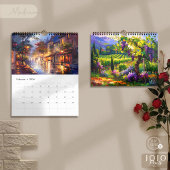 Vibrant Impasto Art Calendar 2026 Kalender