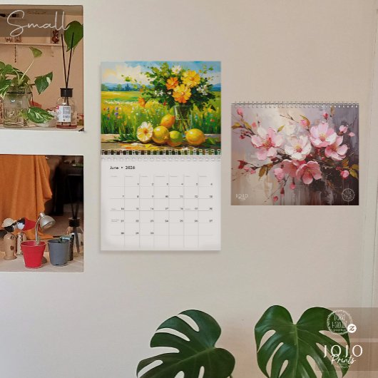 Vibrant Impasto Art Calendar 2026 Kalender