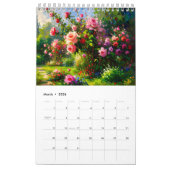 Vibrant Impasto Art Calendar 2026 Kalender (Mar 2026)