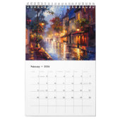 Vibrant Impasto Art Calendar 2026 Kalender (Feb 2026)