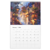 Vibrant Impasto Art Calendar 2026 Kalender (Feb 2026)