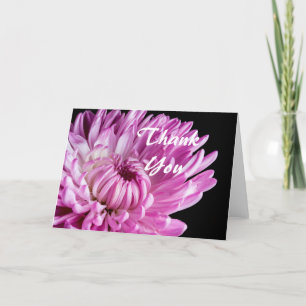 Vibrant in Pink Dahlia Dank je wel Bedankkaart