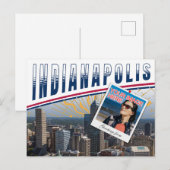 Vibrant Indianapolis Indiana Foto Collage Briefkaart (Voorkant / Achterkant)
