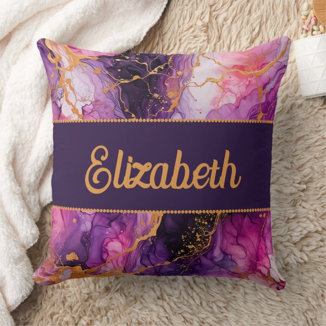 Vibrant Ink Fusion Kussen (Deken)