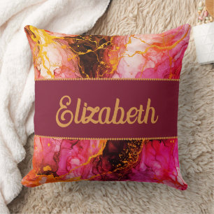 Vibrant Ink Fusion Kussen