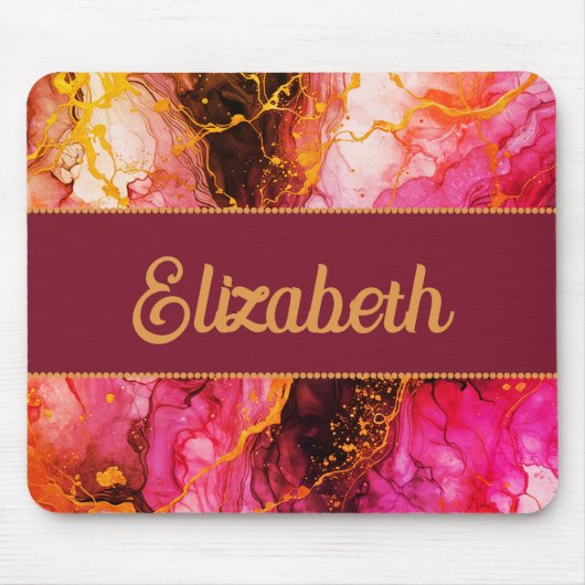 Vibrant Ink Fusion Muismat (Voorkant)