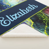 Vibrant Ink Fusion Sherpa Deken (3/4)