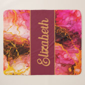Vibrant Ink Fusion Sherpa Deken (Voorkant (horizontaal))