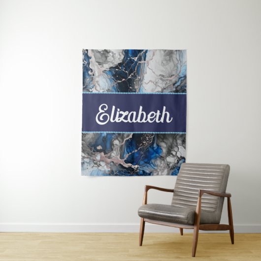 Vibrant Ink Fusion Wandkleed (In situ)