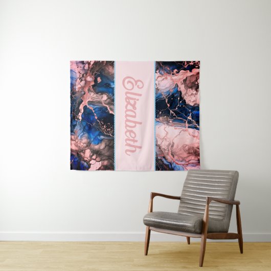 Vibrant Ink Fusion Wandkleed (In Situ (horizontaal))