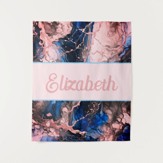 Vibrant Ink Fusion Wandkleed (Voorkant)