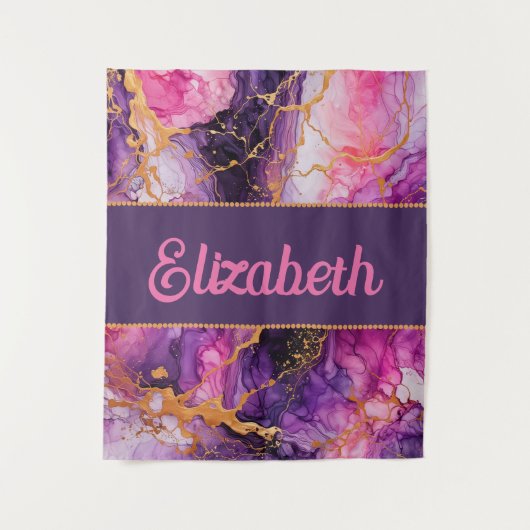 Vibrant Ink Fusion Wandkleed (Voorkant)