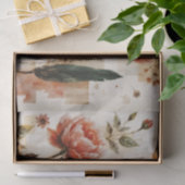 Vibrant Italian-Inspired Floral Collage Tissuepapier (Geschenk)