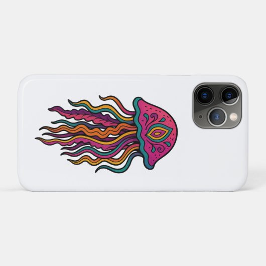 Vibrant Jellyfish iPhone Case (Achterkant (horizontaal))