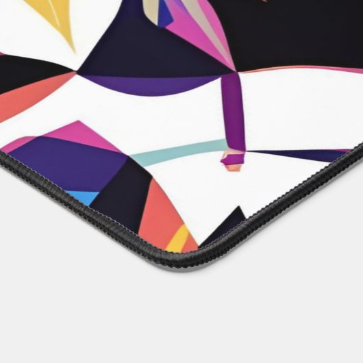 Vibrant Kaleidoscope Mandala Pattern Bureaumat (Hoek)