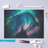 Vibrant-kleuren voor noordelijk licht tissuepapier (Craft)