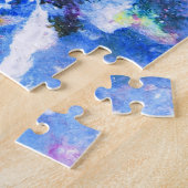 Vibrant kleurig Abstract schilderen Legpuzzel (Zijkant)