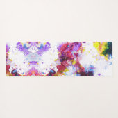 Vibrant kleurig Abstract schilderen Yogamat (Achterkant (horizontaal))