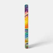  Vibrant Kleurrijke Zonsondergang over het Water Samsung Galaxy Hoesje (Linkerkant)