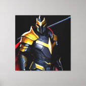 Vibrant Knight Canvas Print Triptych (Voorkant)