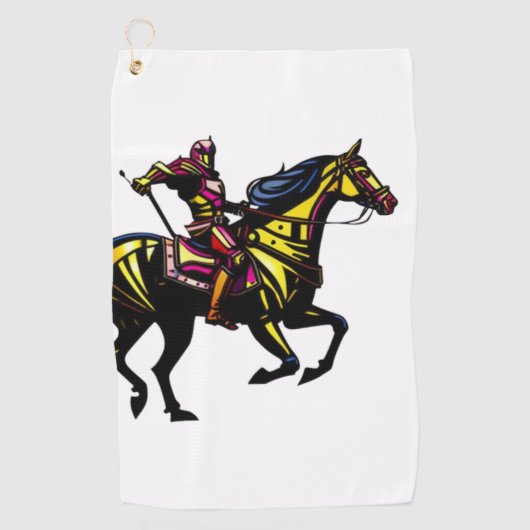 Vibrant Knight Canvas tas Vloermat auto Golfhanddoek (Voorkant)