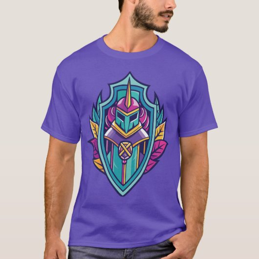 Vibrant Knight's Emblem T-shirt (Voorkant)