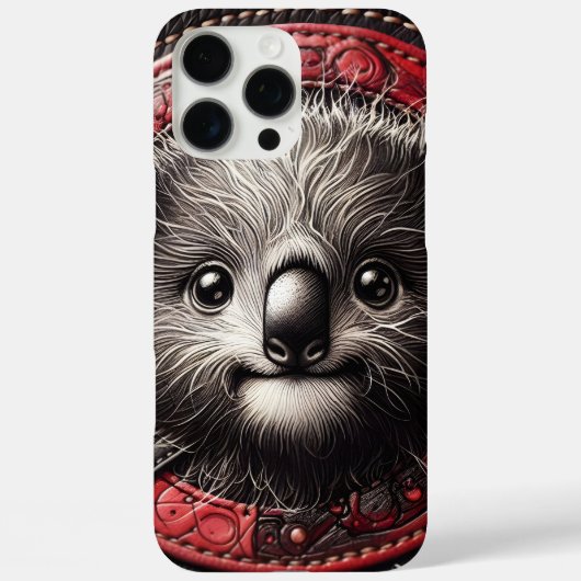 Vibrant Koala Beer Illustratie Case-Mate iPhone Case (Achterkant)