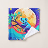 Vibrant Koala Moon Bad Handdoek (Wasdoekje)
