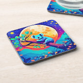 Vibrant Koala Moon Bier Onderzetter (Linkerzijde)