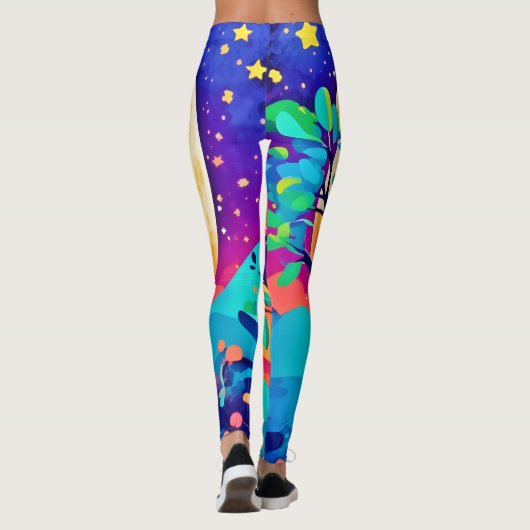 Vibrant Koala Moon Leggings (Achterkant)