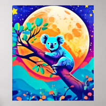 Vibrant Koala Moon