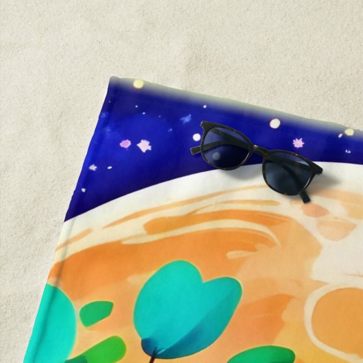 Vibrant Koala Moon Strandlaken (In situ)