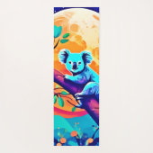 Vibrant Koala Moon Yogamat (Achterkant)