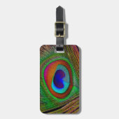 Vibrant koperen doezelaar bagagelabel (Voorkant verticaal)