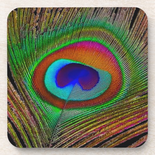 Vibrant koperen doezelaar drankjes onderzetter (Voorkant)