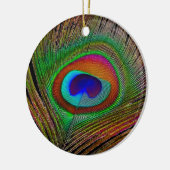 Vibrant koperen doezelaar keramisch ornament (Links)