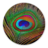 Vibrant koperen doezelaar keramische knop (Voorkant)