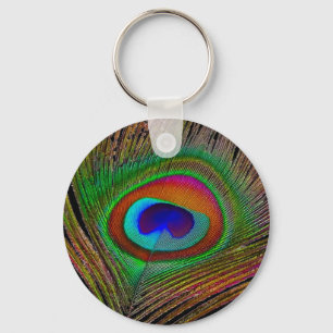 Vibrant koperen doezelaar sleutelhanger