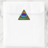 Vibrant koperen doezelaar sticker (Tas)