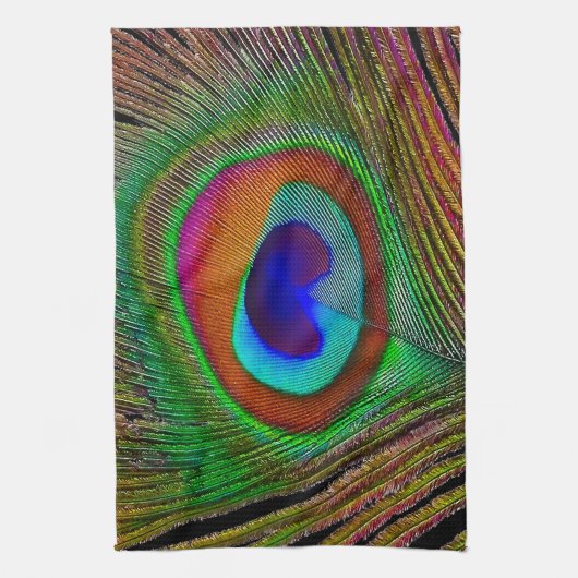 Vibrant koperen doezelaar theedoek (Verticaal)