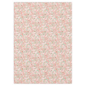 Vibrant Koraal Branches met Seashells Tafelkleed (Voorkant)