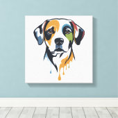 Vibrant Lab Pop Art Canvas Afdruk (Insitu (Houten vloer))