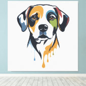 Vibrant Lab Pop Art Canvas Afdruk (Insitu (Houten vloer))