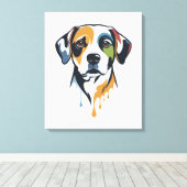 Vibrant Lab Pop Art Canvas Afdruk (Insitu (Houten vloer))