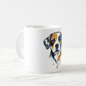 Vibrant Lab Pop Art Koffiemok (Voorkant links)