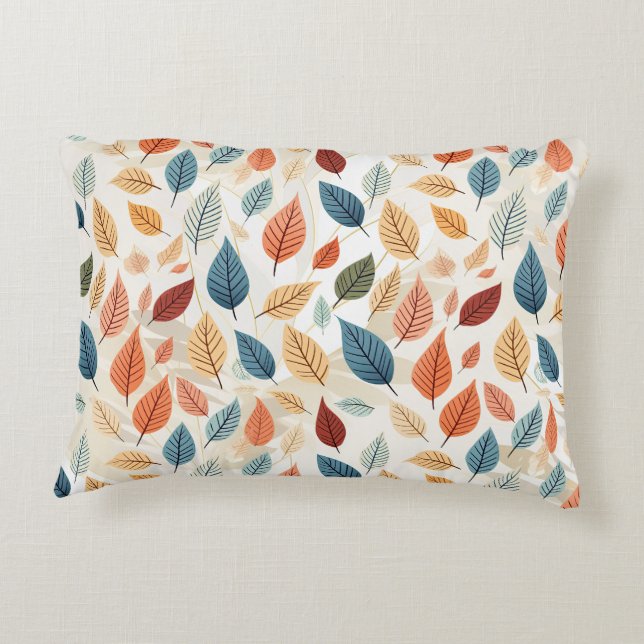VIBRANT LEAF PATTERNS ACCENT KUSSEN (Achterkant)