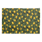 Vibrant Lemon Citrus Tree Pattern Kussensloop (Achterkant)
