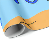 Vibrant "Less Is More" Abstract Graphic Cadeaupapier (Rol Hoek)