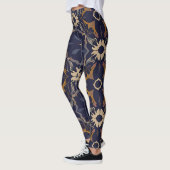 Vibrant "Less Is More" Abstract Graphic Leggings (Links)